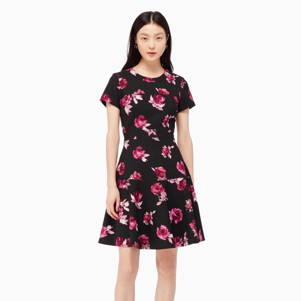 Kate Spade encore rose crepe dress NWT size 2
